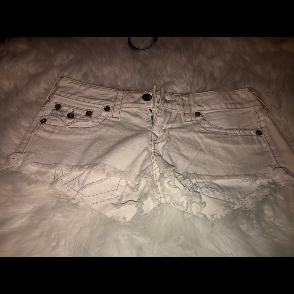 True Religion Booty cut off shorts